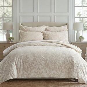 Levtex Home - Alessio Beige Comforter Set - King Comforter +1King Pill0W CAS